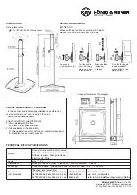 Предварительный просмотр 4 страницы Konig & Meyer 26795 Quick Manual