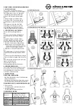 Предварительный просмотр 2 страницы Konig & Meyer Carlos Quick Manual