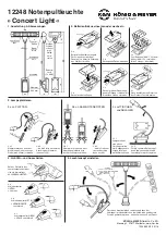 Предварительный просмотр 1 страницы Konig & Meyer Concert Light 12248 Quick Manual