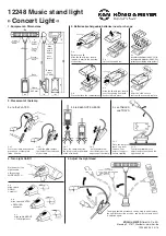 Предварительный просмотр 2 страницы Konig & Meyer Concert Light 12248 Quick Manual