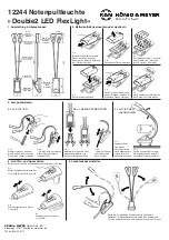 Konig & Meyer Double2 LED FlexLight Manual preview