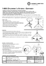 Preview for 3 page of Konig & Meyer Gomezz Manual