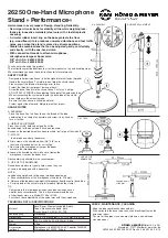 Preview for 2 page of Konig & Meyer Performance 26250 Series Quick Start Manual