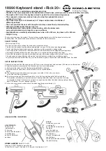 Preview for 3 page of Konig & Meyer Rick 20 Manual