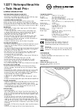 Konig & Meyer Twin Head Pro Instructions For Use preview