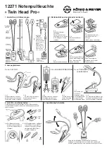 Предварительный просмотр 2 страницы Konig & Meyer Twin Head Pro Instructions For Use