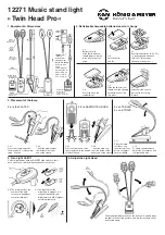 Предварительный просмотр 4 страницы Konig & Meyer Twin Head Pro Instructions For Use