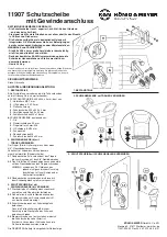 Preview for 1 page of König & Meyer 11907 Manual
