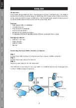 Предварительный просмотр 2 страницы König Electronic CMP-USB2HUB55 Manual