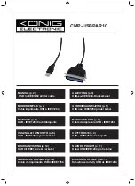 Preview for 1 page of König Electronic CMP-USBPAR10 Manual