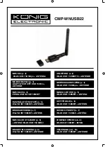 Preview for 1 page of König Electronic CMP-WNUSB22 Manual