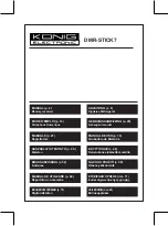 König Electronic DMR-STICK7 Manual preview