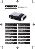 Preview for 1 page of König Electronic DVB-T SCART12 Manual