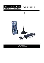 Preview for 1 page of König Electronic DVB-T USB21B Manual