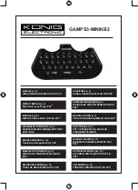 König Electronic GAMPS3-MINIKB2 Manual preview