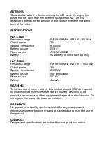 Preview for 3 page of König Electronic HAV-CR30 Instructions