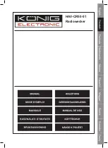 Preview for 7 page of König Electronic HAV-CR50-51 Manual