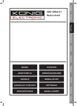 Preview for 13 page of König Electronic HAV-CR50-51 Manual