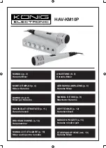 König Electronic HAV-KM10P Manual preview