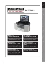 Предварительный просмотр 1 страницы König Electronic HAV-PRDVD10 Manual