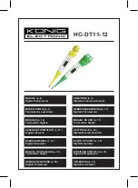 König Electronic HC-DT11-12 Manual preview