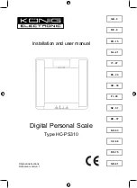 Предварительный просмотр 1 страницы König Electronic HC-PS310 Installation And User Manual