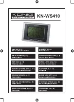 König Electronic KN-WS410 Manual preview