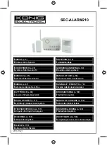 Preview for 1 page of König Electronic SEC-ALARM210 Manual