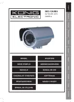 König Electronic SEC-CAM35 Manual предпросмотр