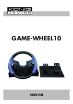 König Gaming GAME-WHEEL10 Manual preview