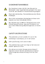 Предварительный просмотр 4 страницы Konig + Neurath CONTAINER PEDESTAL Operating Instructions Manual