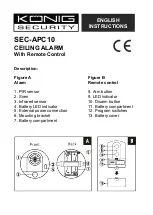 Preview for 1 page of Konig Security SEC-APC10 Instructions