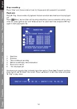 Предварительный просмотр 14 страницы Konig Security SEC-DVR200 Manual