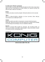 Preview for 32 page of Konig CMP-BARSCAN50 User Manual