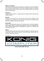 Preview for 44 page of Konig CMP-BARSCAN50 User Manual