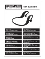 Preview for 1 page of Konig CMP-BLUEHS11 Manual