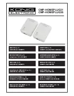 Preview for 1 page of Konig CMP-HOMEPLUG31 Manual