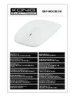 Konig CMP-MOUSE210 Manual preview