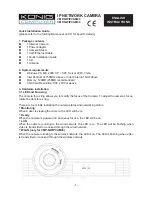 Предварительный просмотр 1 страницы Konig CMP-NWIPCAM20 Quick Installation Manual