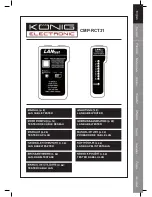 Предварительный просмотр 1 страницы Konig CMP-RCT31 Manual