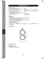 Предварительный просмотр 26 страницы Konig CMP-SP36 Manual