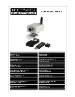 Preview for 1 page of Konig CMP-WEBCAM100 Manual