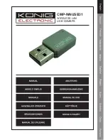 Konig CMP-WNUSB31 Manual Manual предпросмотр