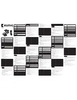 Preview for 1 page of Konig CSAC300 User Manual