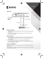 Предварительный просмотр 2 страницы Konig CSBTRCVR110 Manual