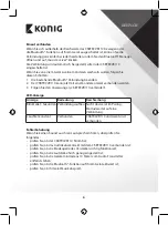 Предварительный просмотр 6 страницы Konig CSBTRCVR110 Manual