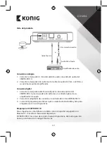 Предварительный просмотр 17 страницы Konig CSBTRCVR110 Manual