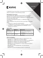 Предварительный просмотр 39 страницы Konig CSBTRCVR110 Manual