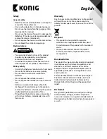 Preview for 4 page of Konig CSBTSPTWR100BL User Manual