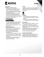 Preview for 30 page of Konig CSBTSPTWR100BL User Manual